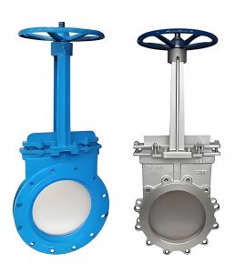 刀型閘閥 PZ73X—10R  DN100 PN10（配反法蘭、