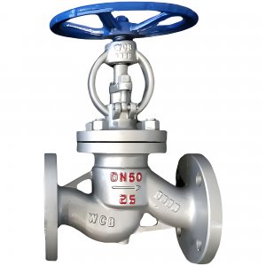 截止閥J41H-25\DN50介質為高溫蒸汽及水，溫